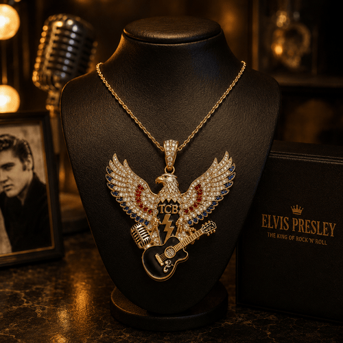 ELV Solid Gold Chain with Diamond Pendant TTTT