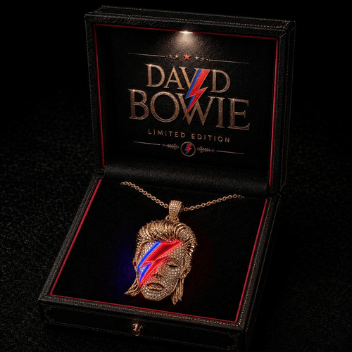 DVB Solid Gold Chain with Diamond Pendant BMD
