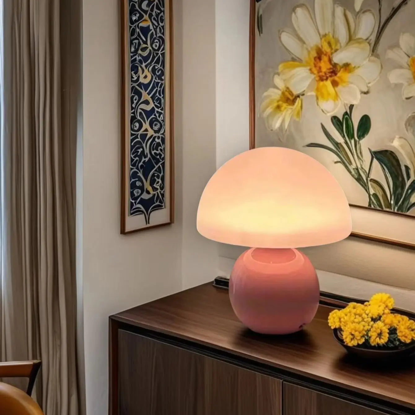 Pink/Orange/Red/White/Beige USB Socket Decorative Table Lamp for Indoor Decorative Lights, Bedside Night Lights, Table Lamps